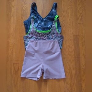 4PC @Sports Wear Bundle@Sports Bra +Bike Short @XL+L